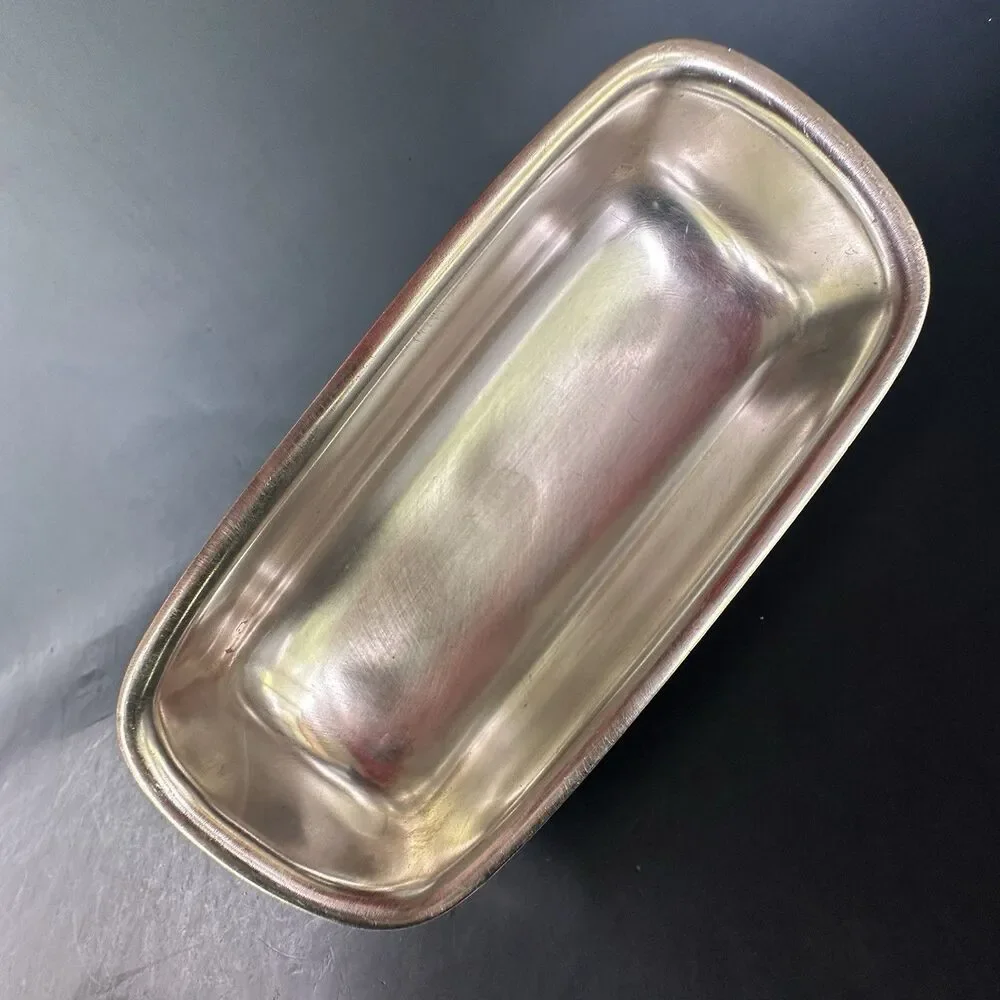 Vintage Silverplate, Butter Dish Elegant Patterned Pineapple Top, Glass insert